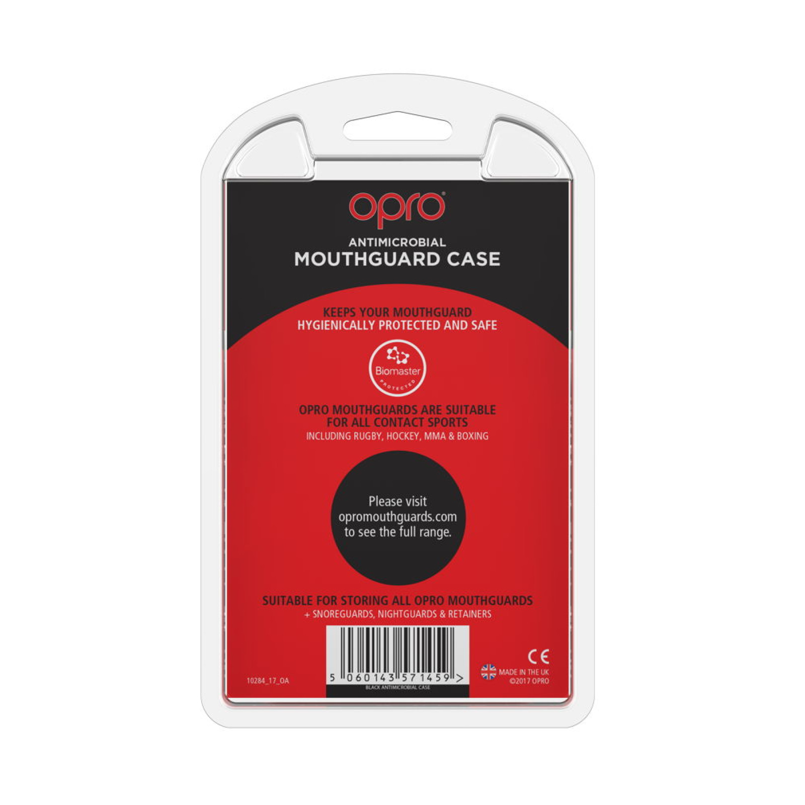 OPRO Self-Fit GEN4 Anti-Microbial Mouthguard Case - Black - OPRO Self-Fit GEN4 Anti-Microbial Mouthguard Case - Black - OPRO Sel