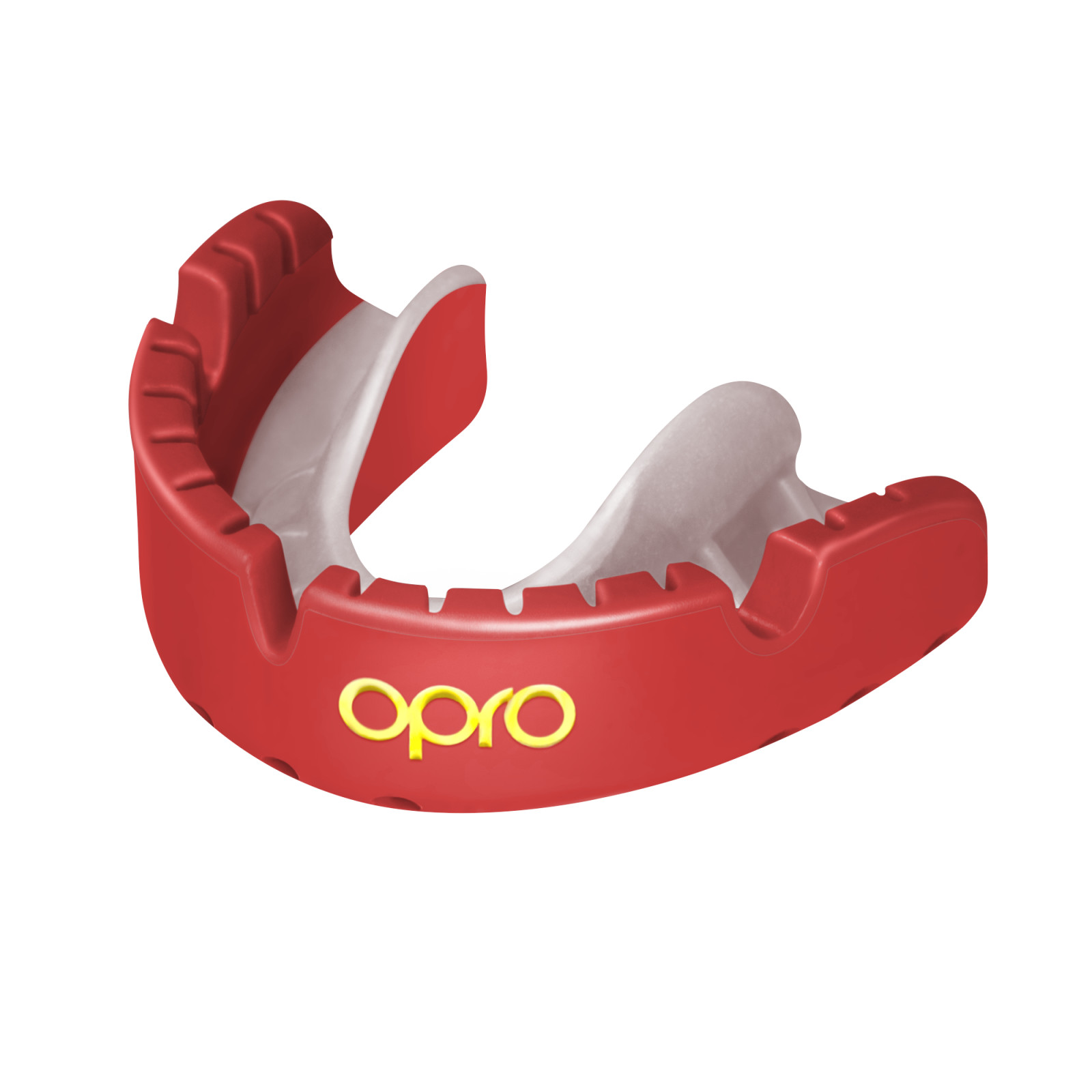 OPRO Self-Fit GEN4 Gold Braces Mouthguard - Red/Pearl - Image 1 of 4
