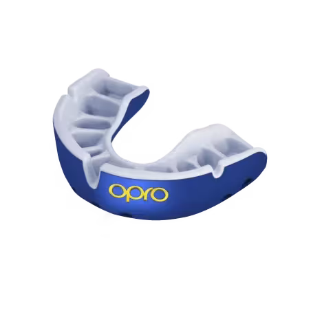 OPRO Self-Fit GEN4 Junior Gold Mundschutz - Perlblau/Perle