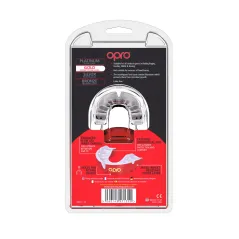 OPRO Self-Fit GEN4 Junior Gold Mouthguard - Red/Pearl - OPRO Self-Fit GEN4 Junior Gold Mouthguard - Red/Pearl - OPRO Self-Fit GE