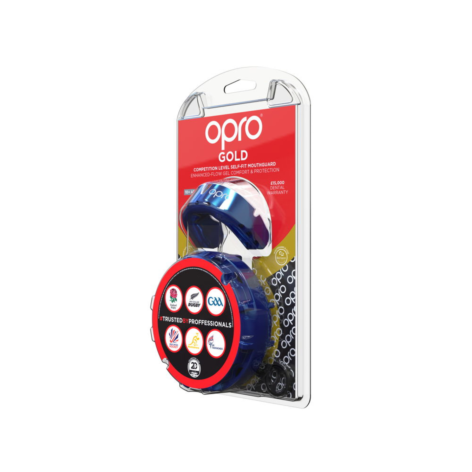 OPRO Self-Fit GEN4 Gold Mouthguard - Pearl Blue/Pearl - OPRO Self-Fit GEN4 Gold Mouthguard - Pearl Blue/Pearl - OPRO Self-Fit GE