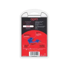 OPRO Self-Fit GEN4 Junior Silver Mouthguard - Red/Blue - OPRO Self-Fit GEN4 Junior Silver Mouthguard - Red/Blue - OPRO Self-Fit 