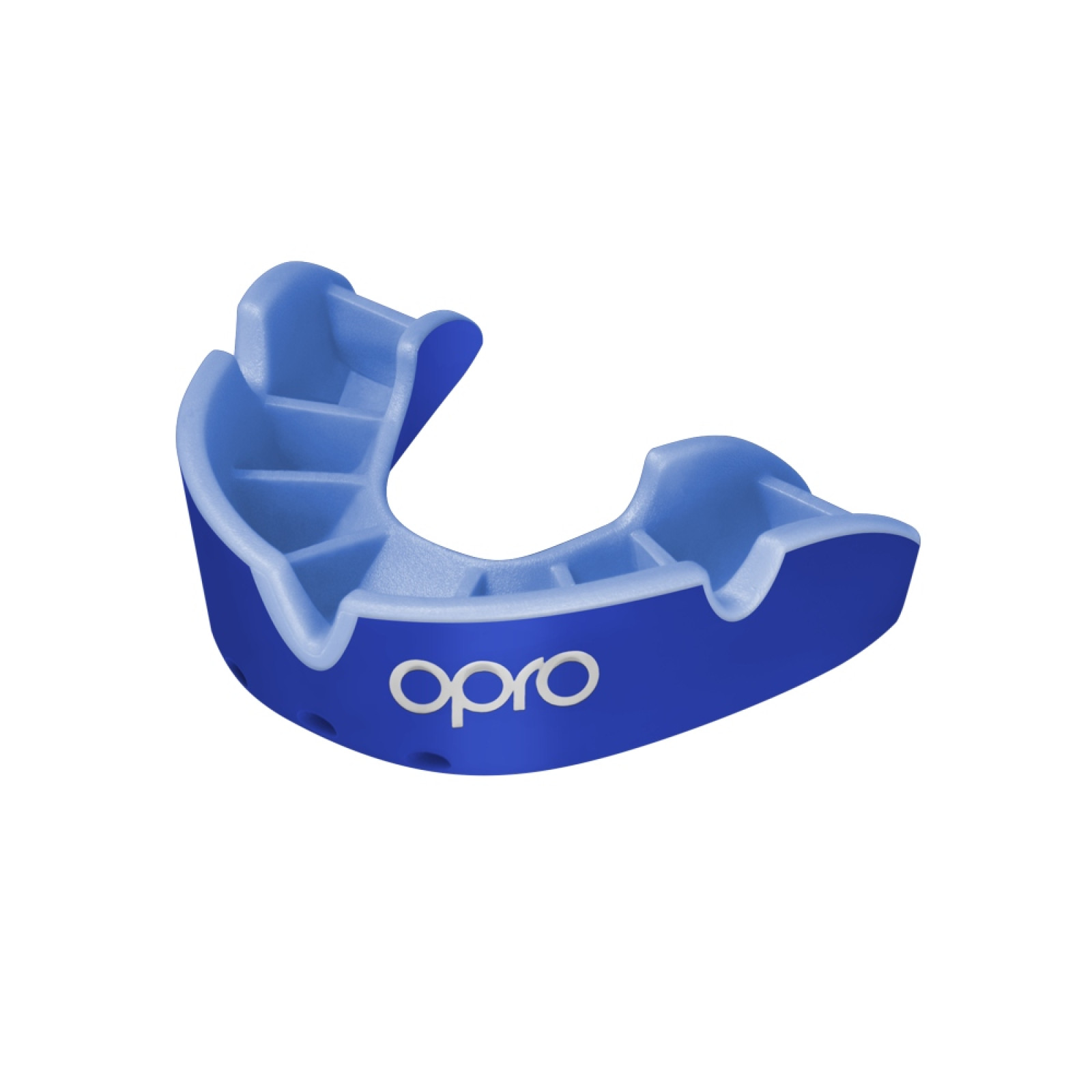 OPRO Self-Fit GEN4 Junior Silver Mouthguard - Blue/Light Blue - OPRO Self-Fit GEN4 Junior Silver Mouthguard - Blue/Light Blue - 
