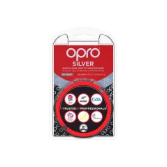OPRO Self-Fit GEN4 Silver Mouthguard - Red/Blue - OPRO Self-Fit GEN4 Silver Mouthguard - Red/Blue - OPRO Self-Fit GEN4 Silver Mo