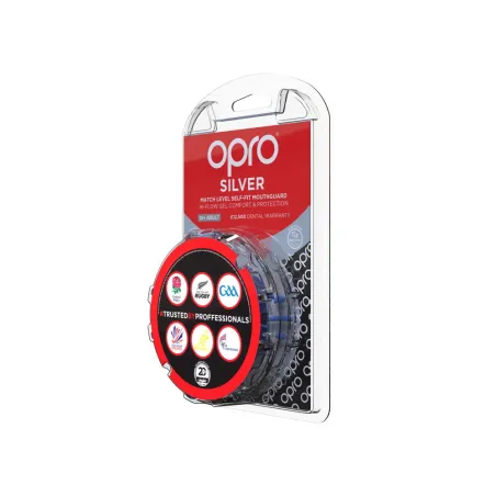 Protector bucal OPRO Self-Fit GEN4 plateado - Azul/Azul claro