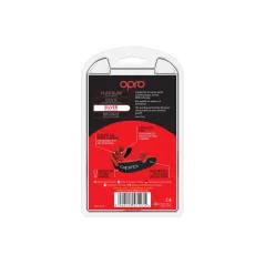 Protector bucal OPRO Self-Fit GEN4 plateado - Negro/Rojo - Protector bucal OPRO Self-Fit GEN4 plateado - Negro/Rojo - Protector 