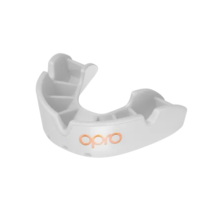 OPRO Self-Fit GEN4 Junior Bronze Mouthguard - White - OPRO Self-Fit GEN4 Junior Bronze Mouthguard - White - OPRO Self-Fit GEN4 J