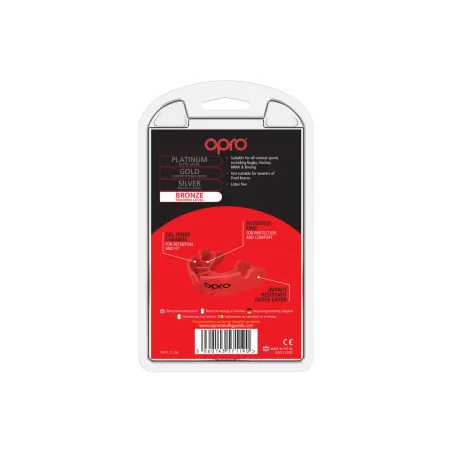 Protector bucal OPRO Self-Fit GEN4 de bronce - Rojo