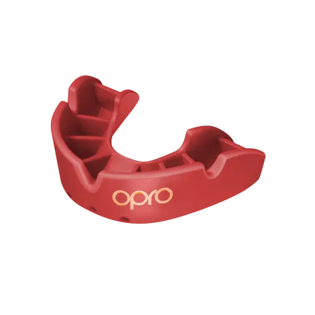 OPRO Self-Fit GEN4 Junior Bronze Mouthguard - Red - OPRO Self-Fit GEN4 Junior Bronze Mouthguard - Red - OPRO Self-Fit GEN4 Junio