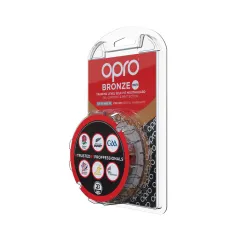 OPRO Self-Fit GEN4 Junior Bronze Mouthguard - Red - Detail