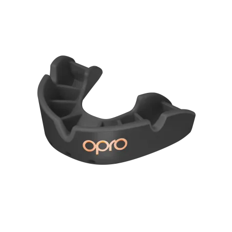 OPRO Self-Fit GEN4 Junior Bronze Mouthguard - Black