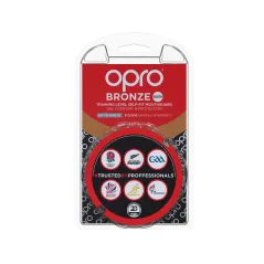 OPRO Self-Fit GEN4 Junior Bronze Mouthguard - Black - Back View