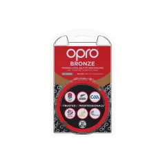 OPRO Self-Fit GEN4 Bronze Mouthguard - Black - Back View