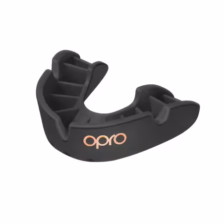 OPRO Self-Fit GEN4 Bronze Mouthguard - Black