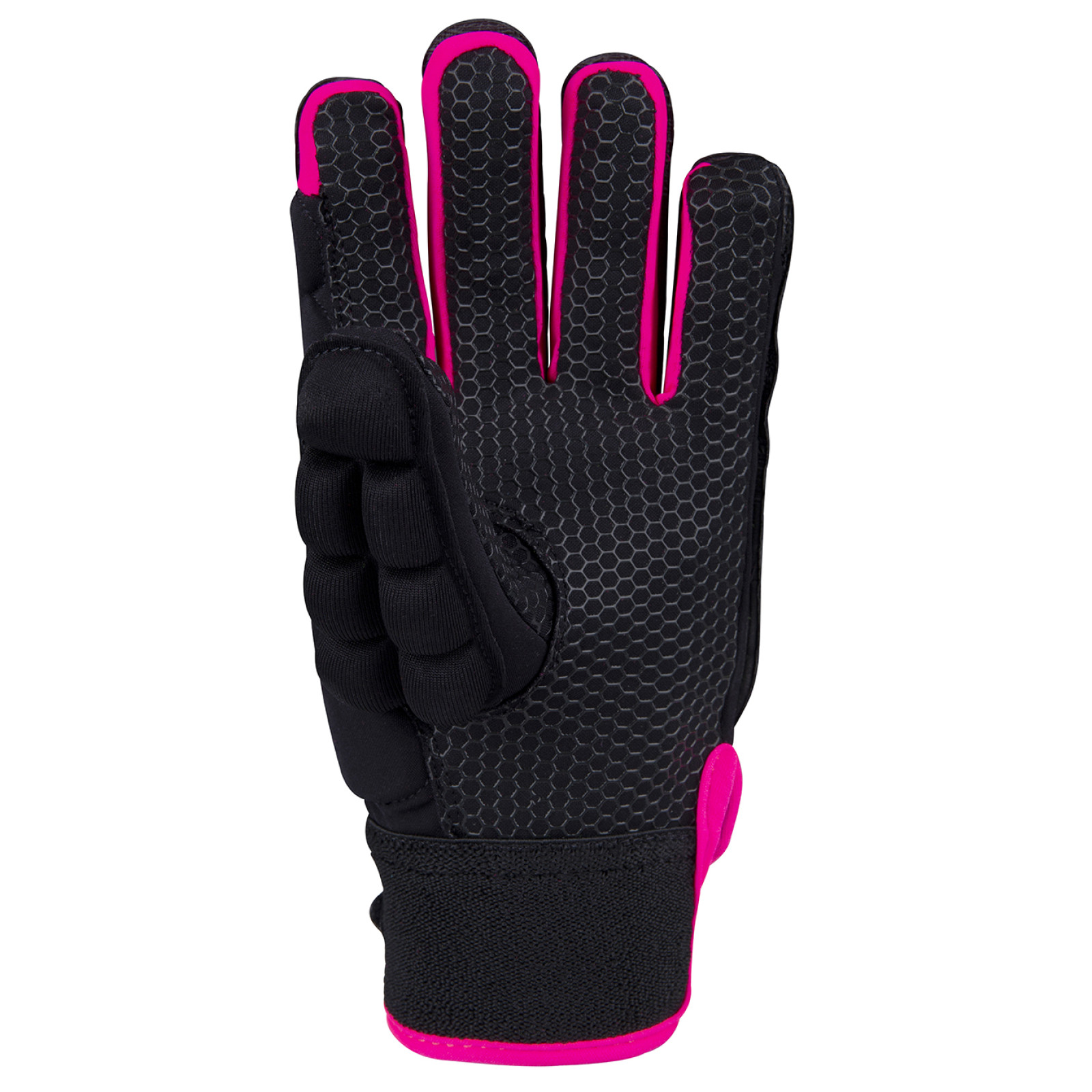 Grays International Pro Hockey Glove - Black/Fluo Pink (2024/25) - Grays International Pro Hockey Glove - Black/Fluo Pink (2024/
