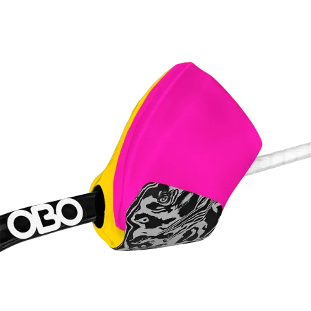 OBO Robo Hi-Rebound Right Hand Protector - Pink/Yellow