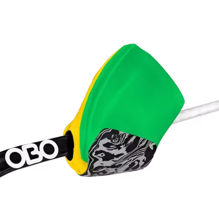 OBO Hi-Rebound Right Hand Protector - Green/Yellow -