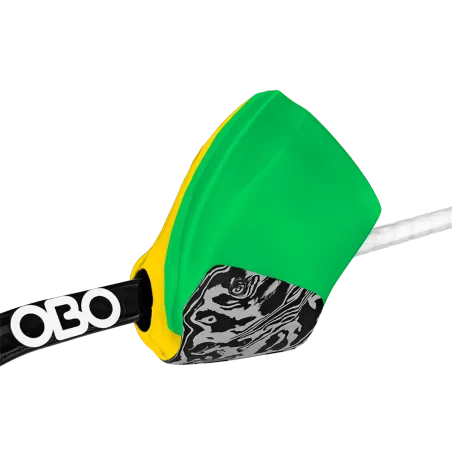 OBO Robo Hi-Rebound Right Hand Protector - Green/Yellow