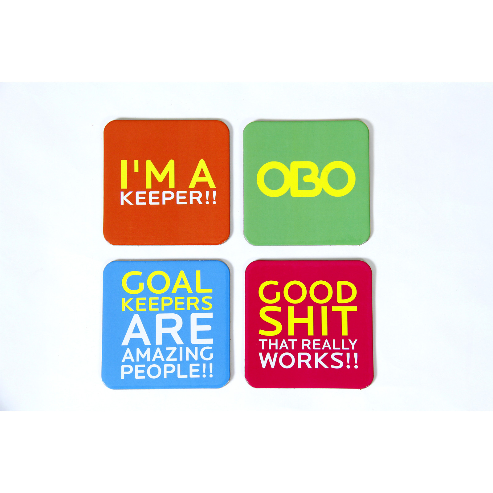 OBO Coasters (set of 4) - OBO Coasters (set of 4) - OBO Coasters (set of 4) - OBO Coasters (set of 4) - OBO Coasters (set of 4) 