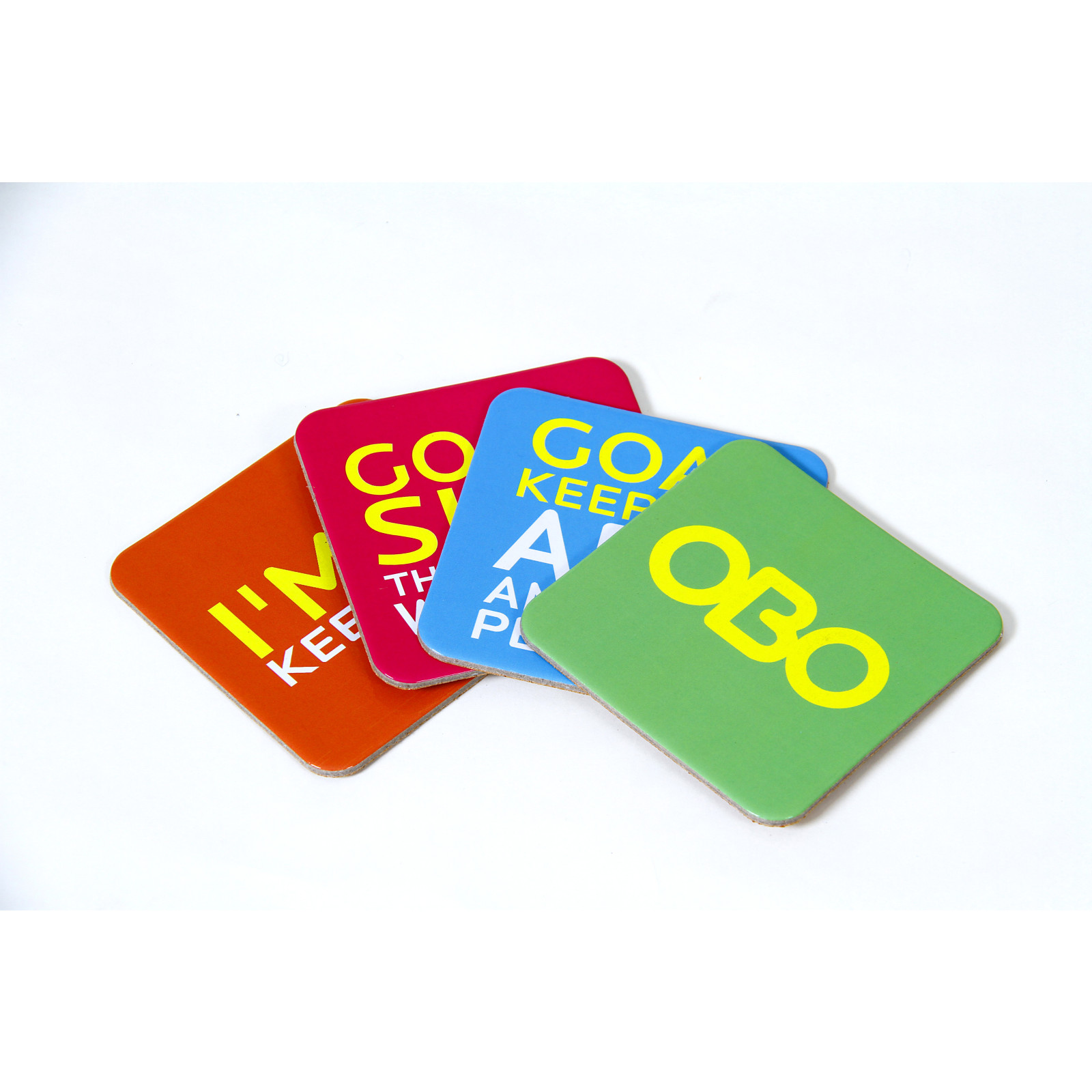 OBO Coasters (set of 4) - Back View