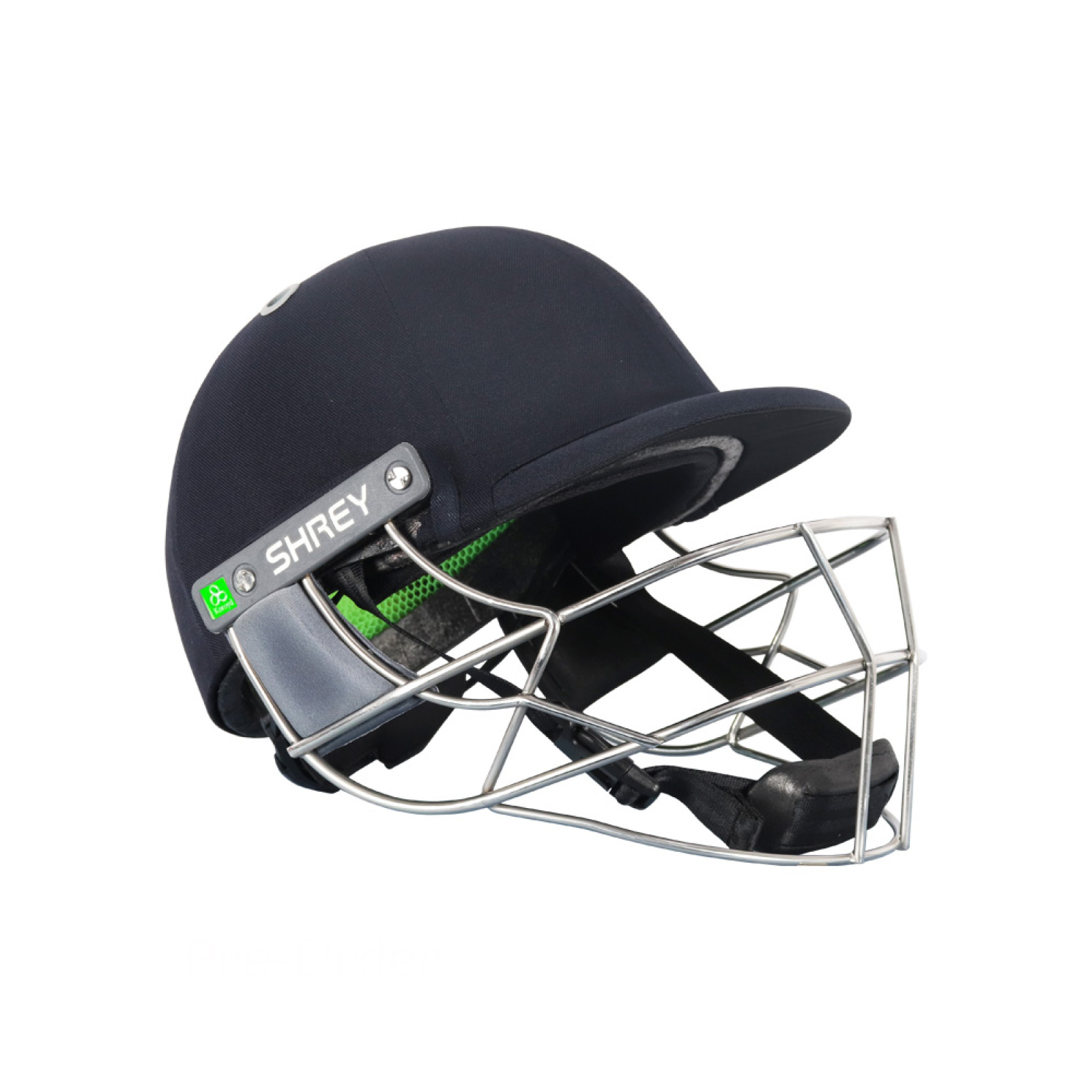 Shrey Koroyd Stainless Steel Cricket Helmet - Side View