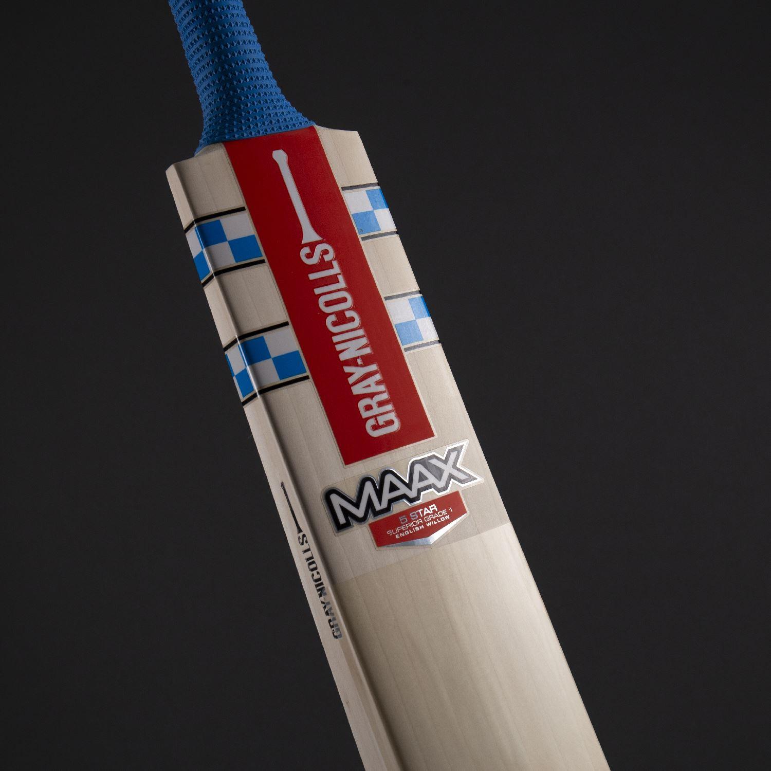 2021 Gray Nicolls Maax Blue 200 Cricket Bat Free & Fast Delivery 
