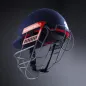 Casque de cricket gris Nicolls Ultimate 360 Pro - Bleu marine (2021)