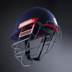 Grijze Nicolls Ultimate 360 Pro crickethelm - groen (2021)