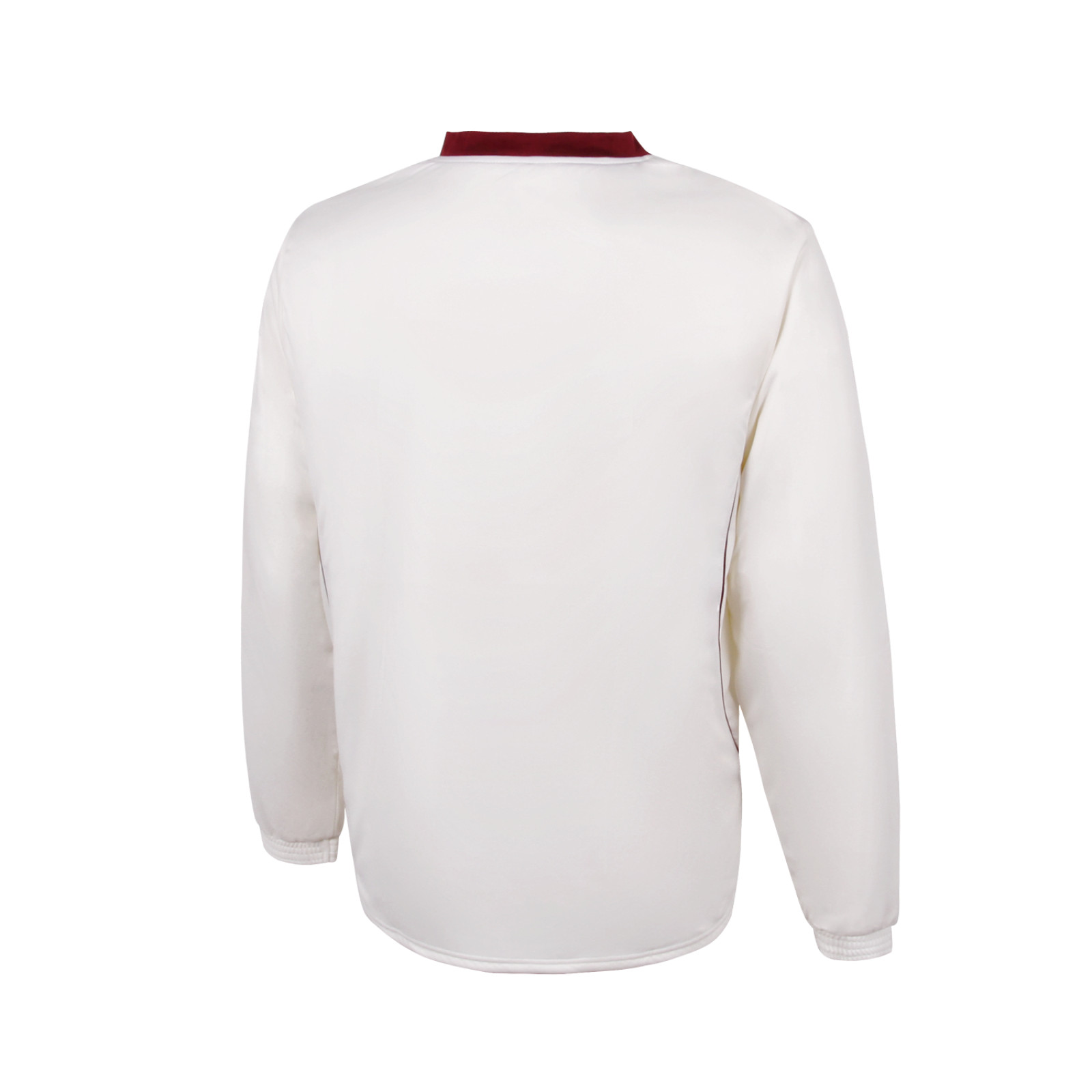 TK Long Sleeve Cricket Sweater - Maroon Trim - TK Long Sleeve Cricket Sweater - Maroon Trim - TK Long Sleeve Cricket Sweater - M