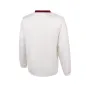 TK Long Sleeve Cricket Sweater - Maroon Trim