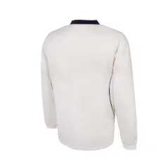 TK Long Sleeve Cricket Sweater - Navy Trim
