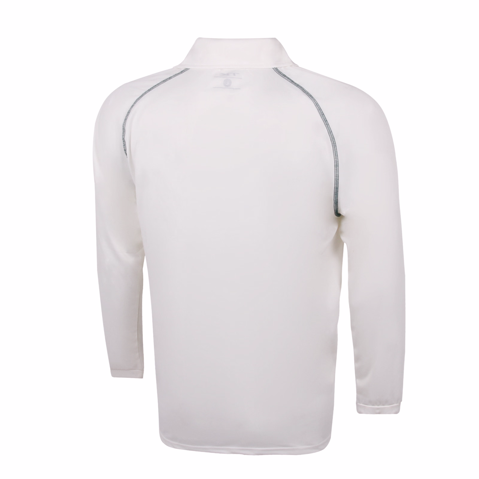 TK Long Sleeve Cricket Shirt - Green Trim - Side View