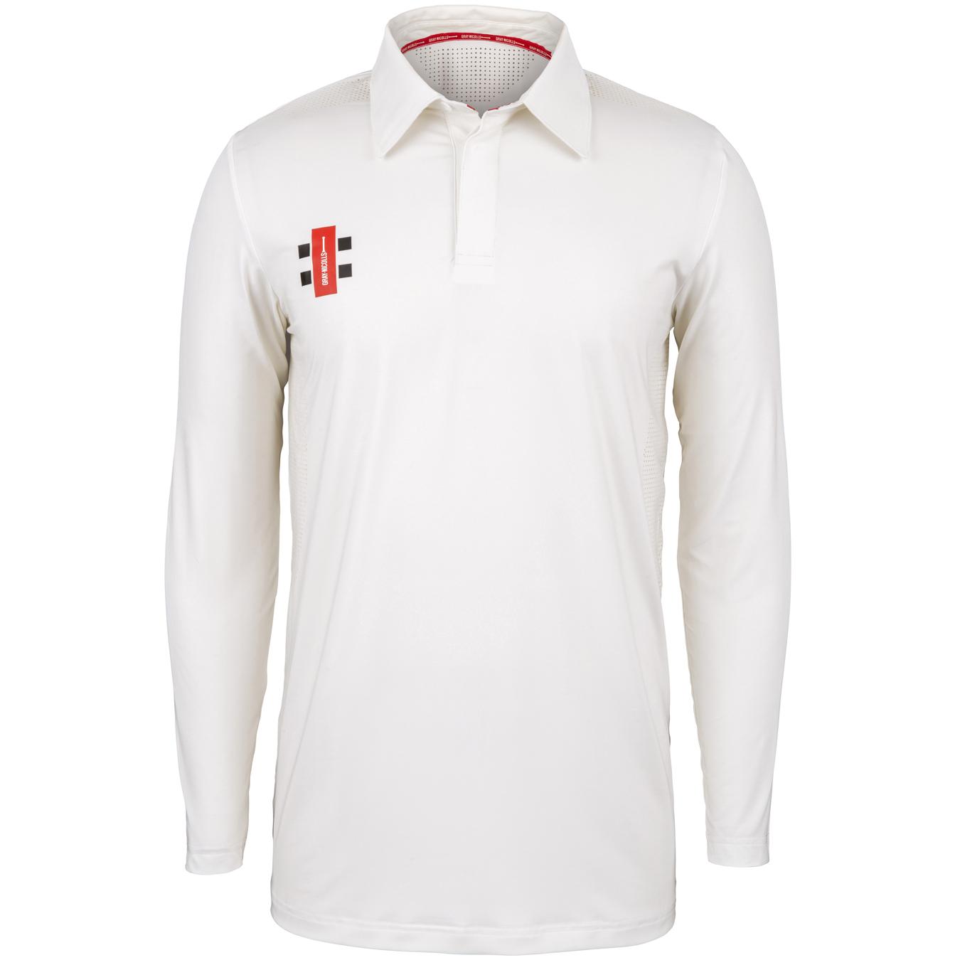XS - 2XL Gray-Nicolls Velocity Long Sleeved Cricket Shirt Sizes: 