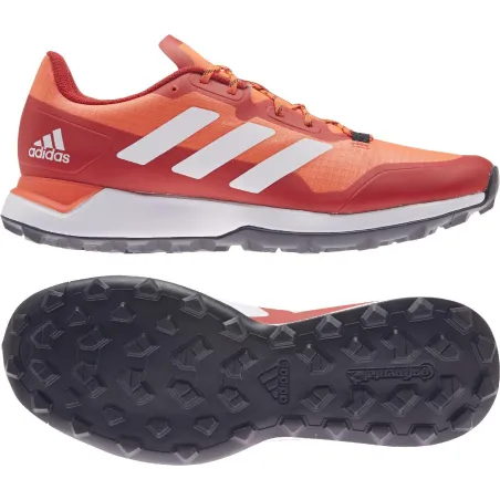 Adidas Zone Dox 2.0 Rote Hockeyschuhe (2021/22)