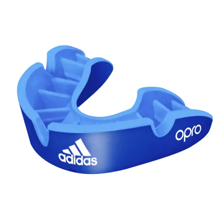 Opro adidas Mouthguard Argent - Bleu - Protège-dents de hockey