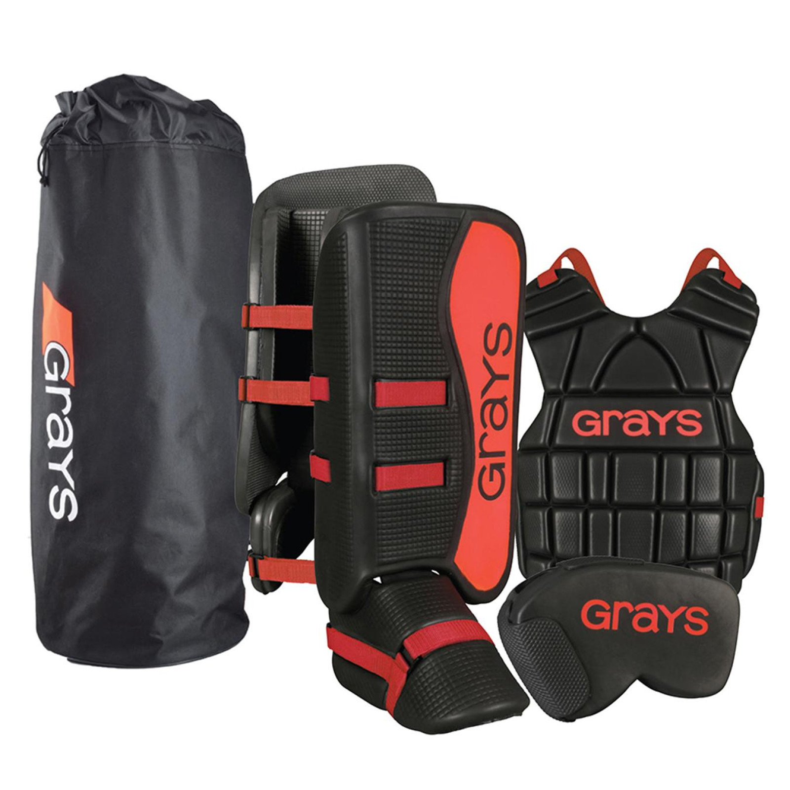 Grays G100 Junior Goalkeeping Set - Red/Black (2024/25) - Grays G100 Junior Goalkeeping Set - Red/Black (2021/22) -