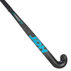JDH Junior Mid Bow Junior Hockey Stick - Blue