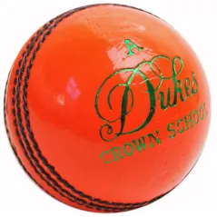 Dukes Crown School A Cricket Ball (Orange, Pink or White) - Dukes Crown School A Cricket Ball (Orange, Pink or White) - Dukes Cr