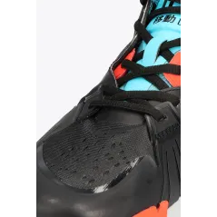 Osaka IDO Standard Hockey Shoes - Analog Black/Aqua Blue (2021/22) - Osaka IDO Standard Hockey Shoes - Analog Black/Aqua Blue (2