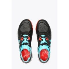 Osaka IDO Standard Hockey Shoes - Analog Black/Aqua Blue (2021/22) - Osaka IDO Standard Hockey Shoes - Analog Black/Aqua Blue (2