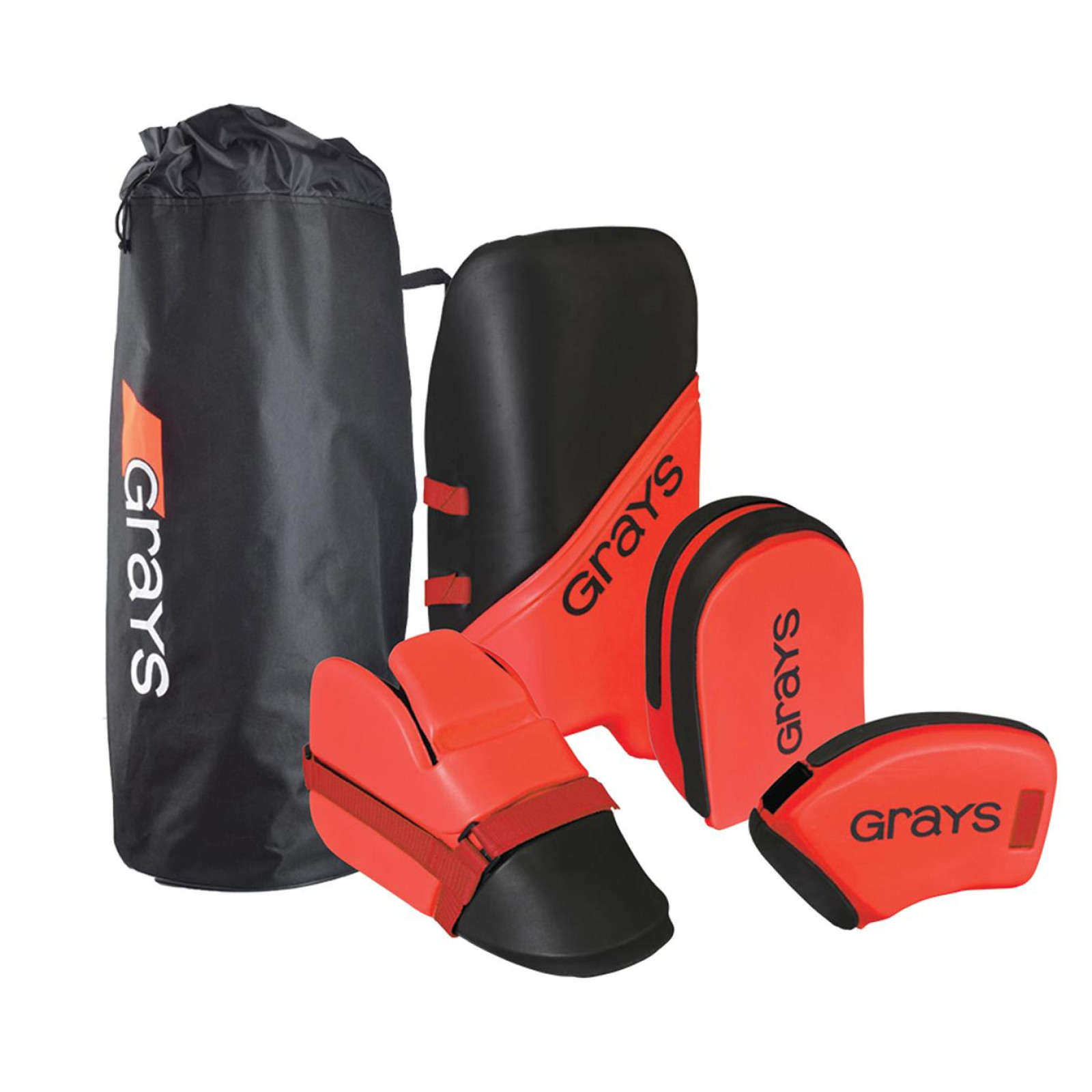 Grays G100 Senior Goalie Set - Red/Black (2024/25) - Grays G100 Senior Goalie Set - Red/Black - Paquetes de portero