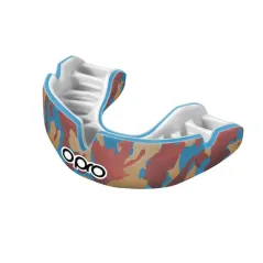 Acheter Protège-dents Opro Power-Fit - Camo-Bleu/Orange/Or