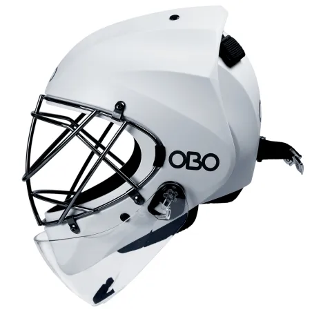 OBO ABS Helmet With Throat Guard - White
