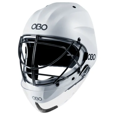 OBO ABS Helmet With Throat Guard - White