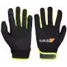 Grays G500 Gel Hockey Gloves - Black/Neon Yellow (2025/26)