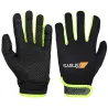 Grays G500 Gel Hockey Gloves - Black/Neon Yellow (2024/25)