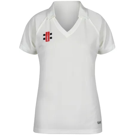Gray-Nicolls Matrix V2 Short Sleeved Womens Cricket Shirt (2023) - Gray-Nicolls Matrix V2 Short Sleeved Womens Cricket Shirt (20