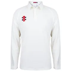 Gray-Nicolls Matrix V2 Long Sleeve Junior Cricket Shirt (2023) - Gray-Nicolls Matrix V2 Long Sleeve Junior Cricket Shirt (2023) 