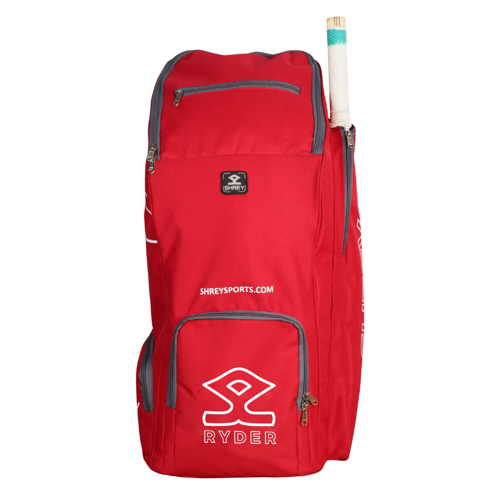 Shrey Ryder Duffle Bag - Red (2023) - Shrey Ryder Duffle Bag - Red (2023) - Shrey Ryder Duffle Bag - Red (2023) - Shrey Ryder Du