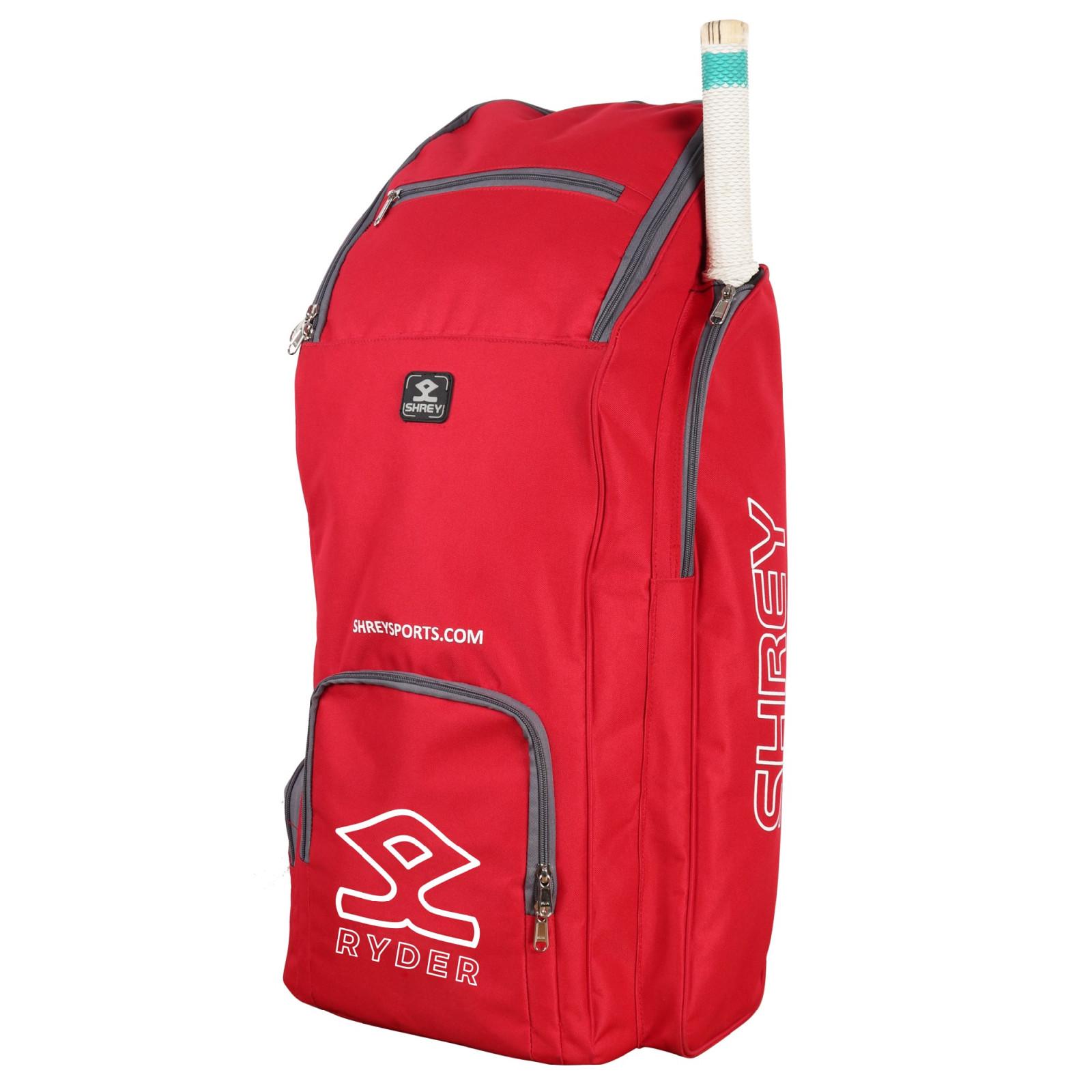 Shrey Ryder Duffle Bag - Red (2026) - Shrey Ryder Duffle Bag - Red (2026) - Shrey Ryder Duffle Bag - Red (2026) - Shrey Ryder Du